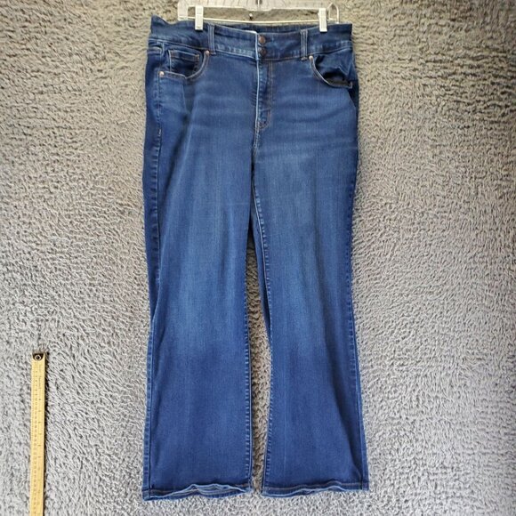 Lane Bryant Jeans Womens Size 16 Blue High-Rise Bootcut Flex Magic Waistband - Picture 1 of 13